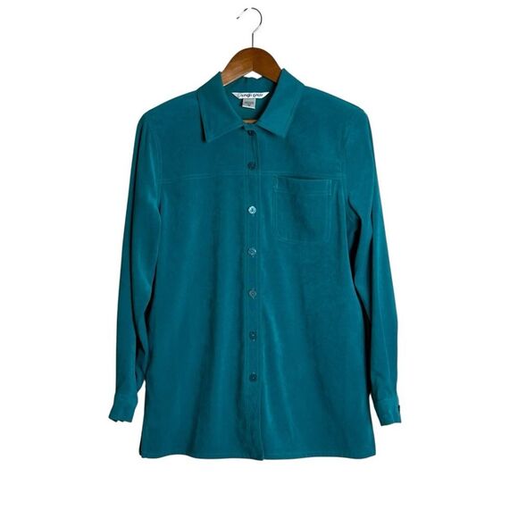 Allison Daley vintage button up shirt. Size 10 - Picture 1 of 7